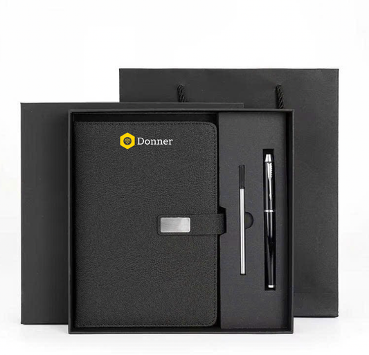 Notebook & Pen Gift Set with Box and Bag