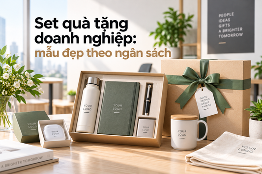 Set quà tặng doanh nghiệp: mẫu đẹp theo ngân sách
