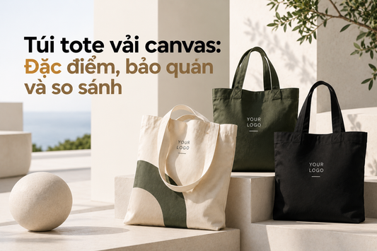 Túi tote vải canvas: Đặc điểm, bảo quản và so sánh