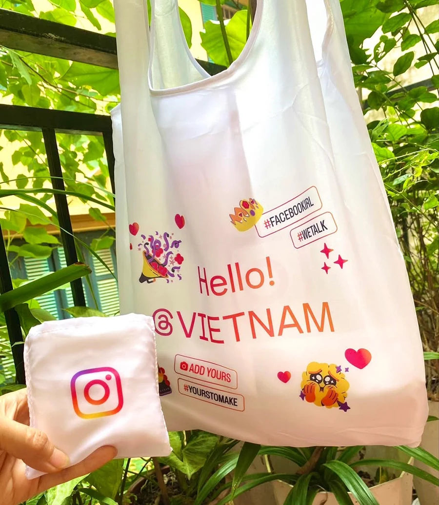 Foldable Parachute Fabric Shopping Bag