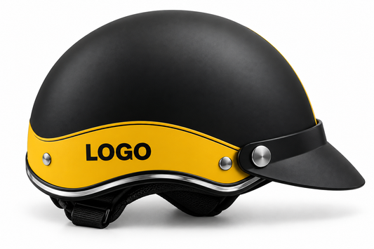 Mũ bảo hiểm in logo bằng nhựa PP Donner