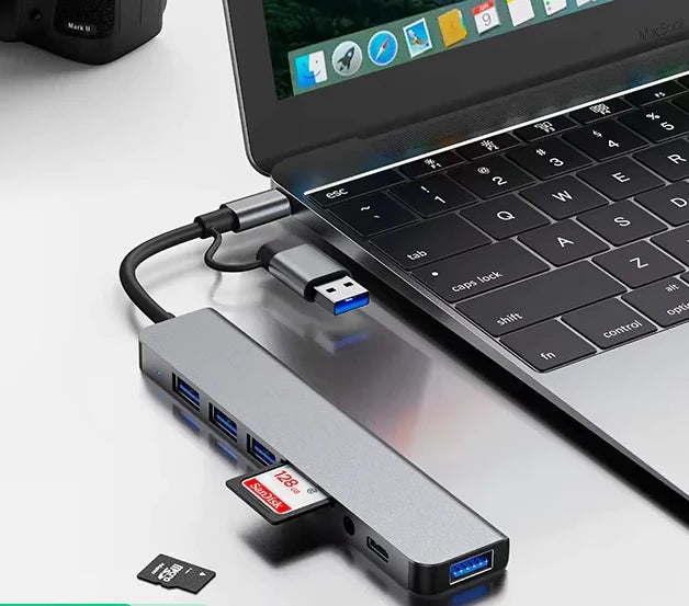 Cổng chuyển đổi Type C - Hub Type C 5 trong 1