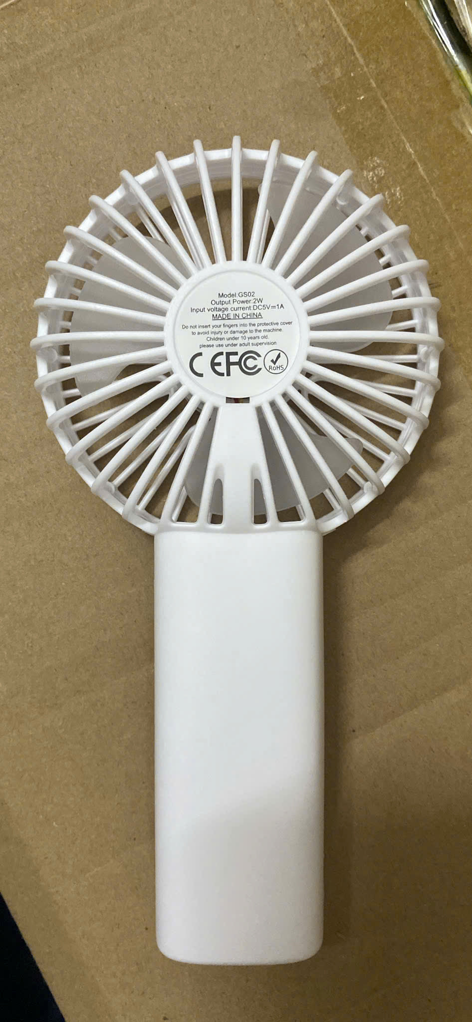 Mini handheld fan