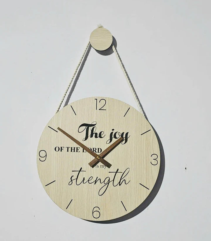 Đồng hồ treo tường bằng gỗ