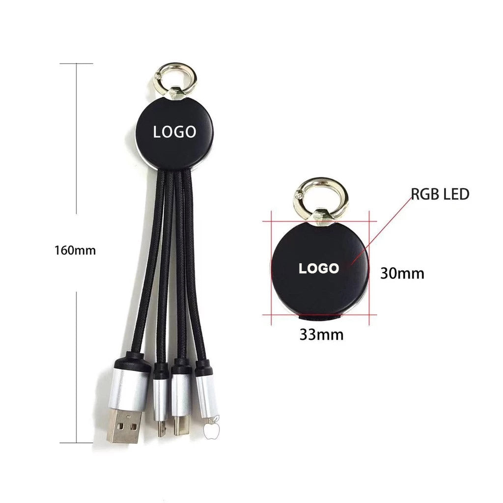 Cáp sạc điện thoại di động 3 trong 1